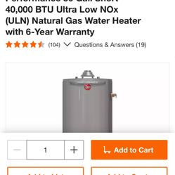 Rheem Water Heater 