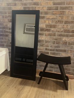 A-Stool and Mirror
