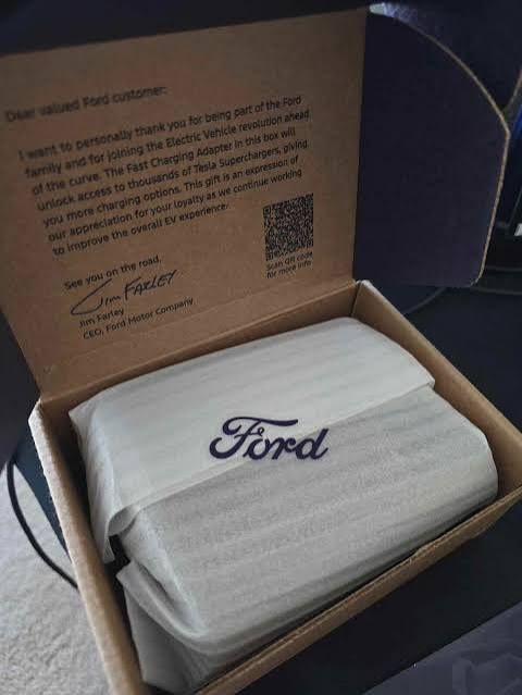 OEM Ford NACS DC Adapter for Tesla Supercharger