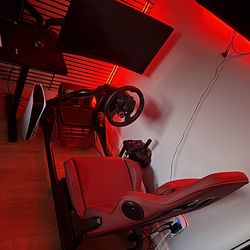 Complete Racing Sim Setup – Logitech G29, GTPlayer Seat, 31.5” MSI 165Hz Monitor + PSVR2