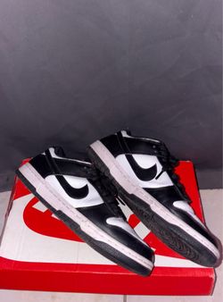 Nike Dunk Low Black and White Sneakers Womens 8.5