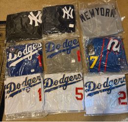 MLB Yankees & Dodgers Stitched Jerseys