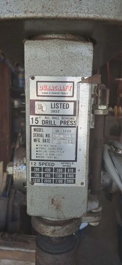 15 inch drill press