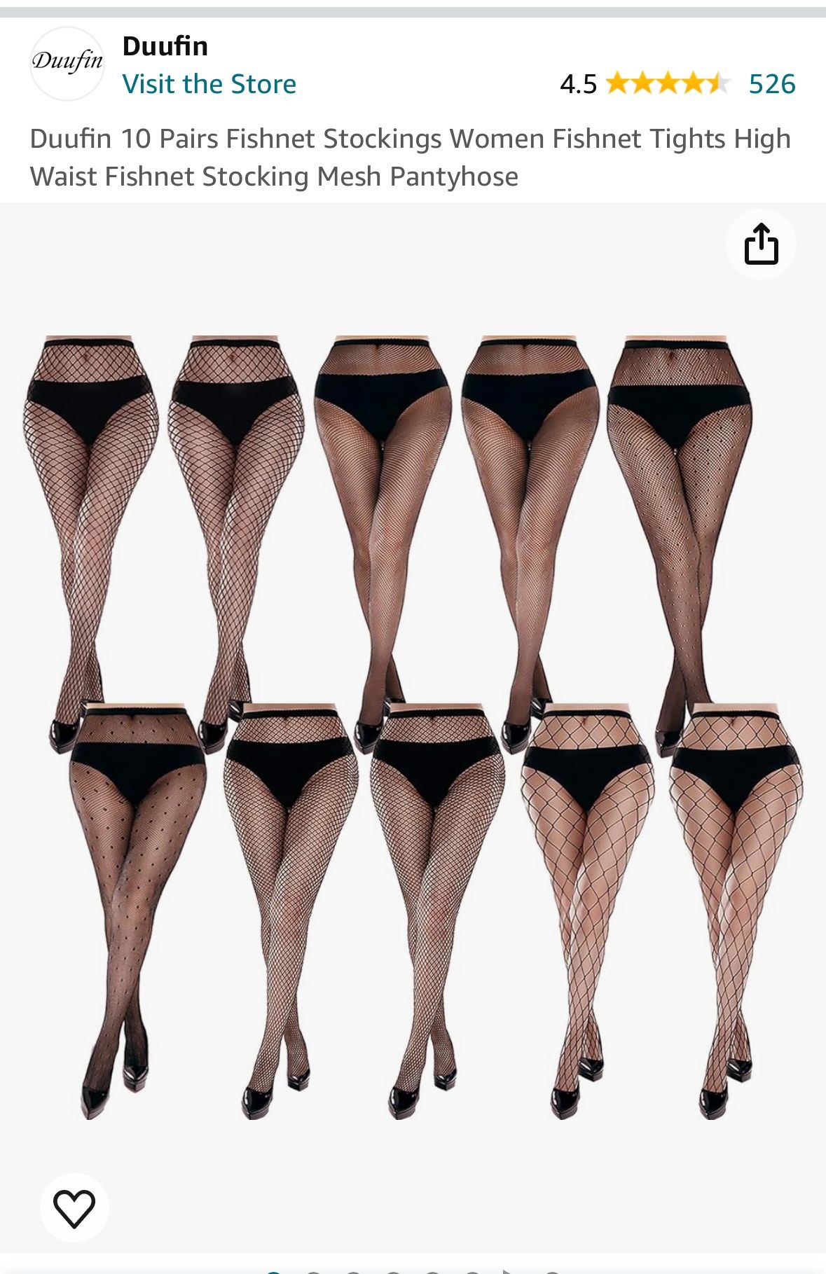Assorted Fishnet Stockings