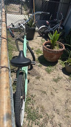 A beach cruiser bike