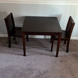 Wood Kids Dining Set