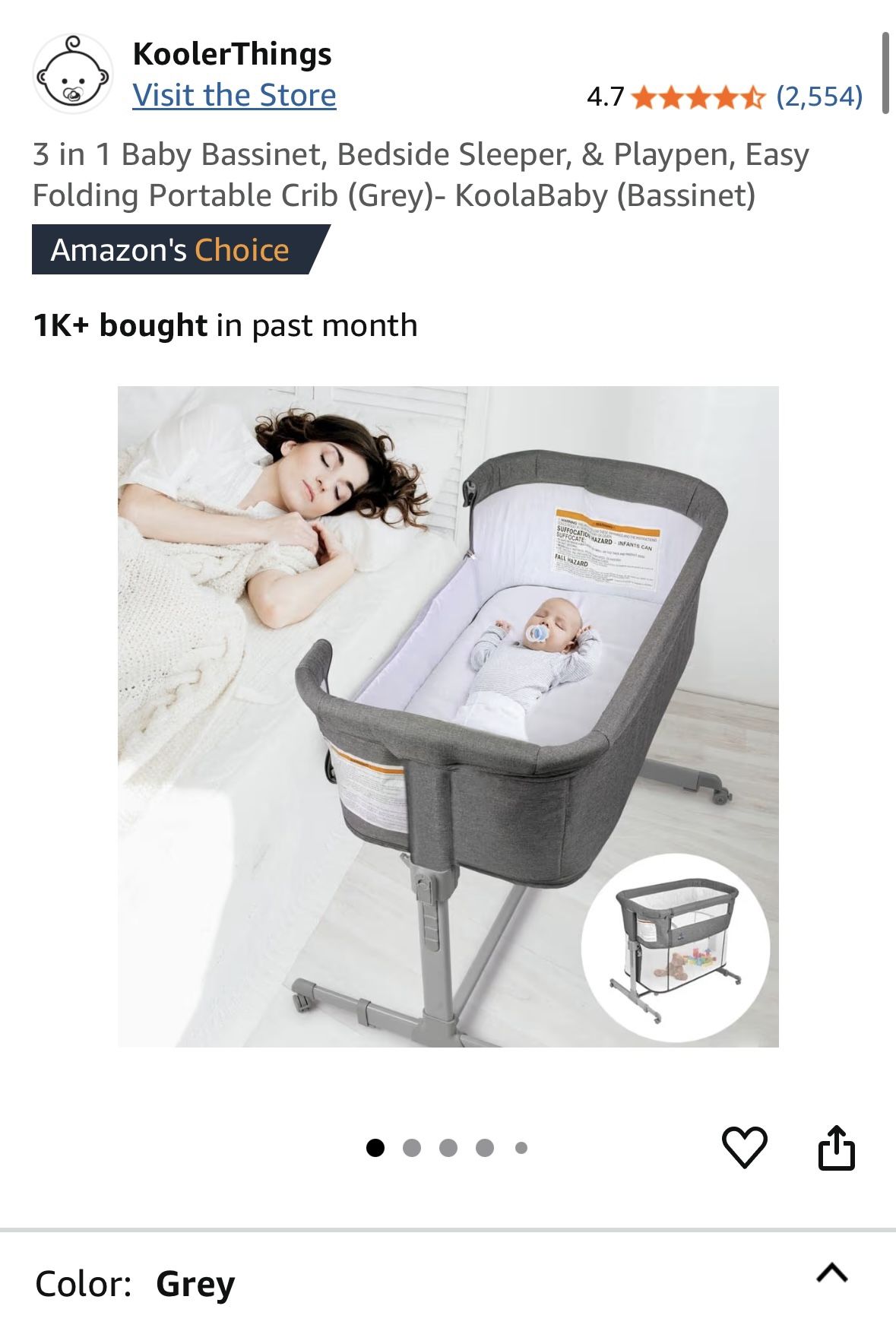 Baby Bassinet 3-in-1 KoolaBaby