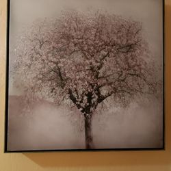 Sakura Cherry Tree Painting With Rhinestones
