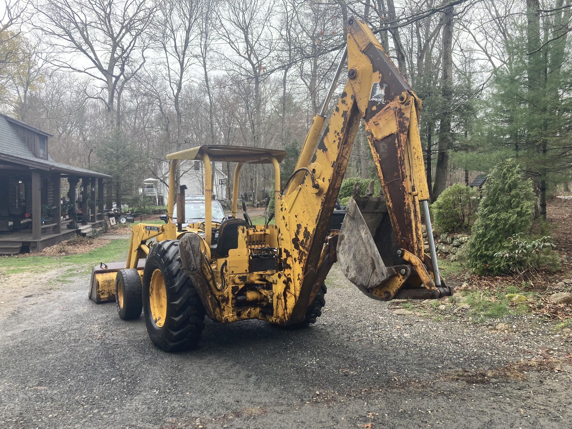 John Deere Backhoe Model 300