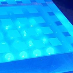 Cristal LED BLUE WALL INN LIFHTS DECORATIVE. BEAUTIFUL