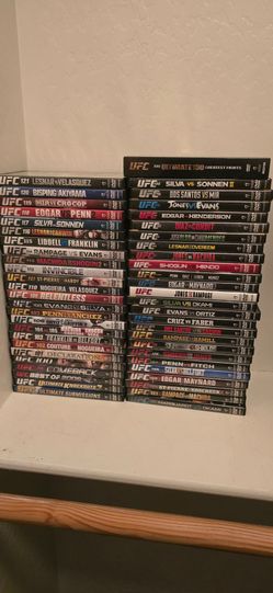 UFC event DVDs