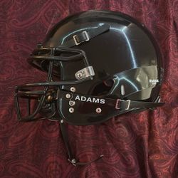 Black Football Helmet – Riddell Shell, Schutt Padding