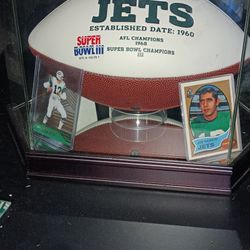 New York Jets Football Signed 