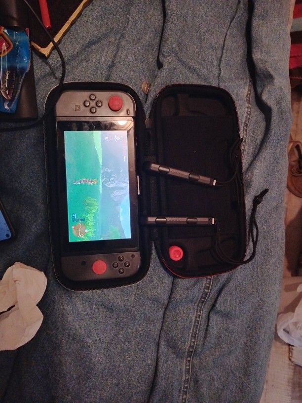 Nintendo Switch With A Few Games 528 GB SD Card,