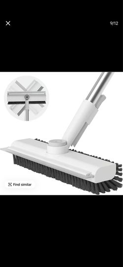 Electric cleaning brush long handle