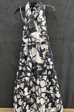 NWT Women's Boston Proper Navy And White Floral Sundress
