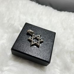 Authentic chrome Hearts Large Star Of David Pendant