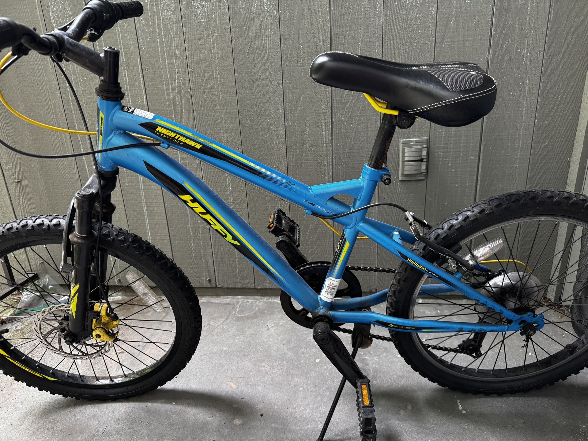 Huffy Blue Kids Gear Bike