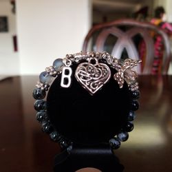 Cute Dark Marbled Bracelet