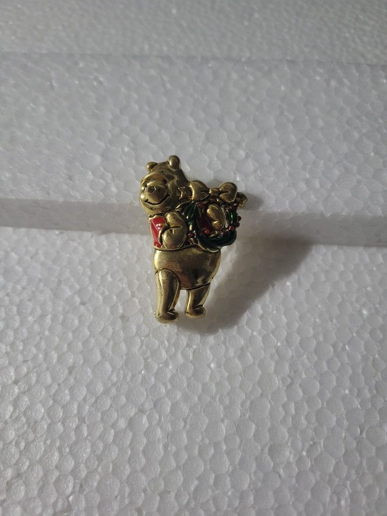 Winnie The Pooh Pin Brooch