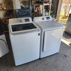 Samsung Washer And Electric Dryer Large Capacity 