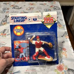 1995 TOM PAGNOZZI - Starting Lineup Baseball Extended Figure & Card - CARDINALS