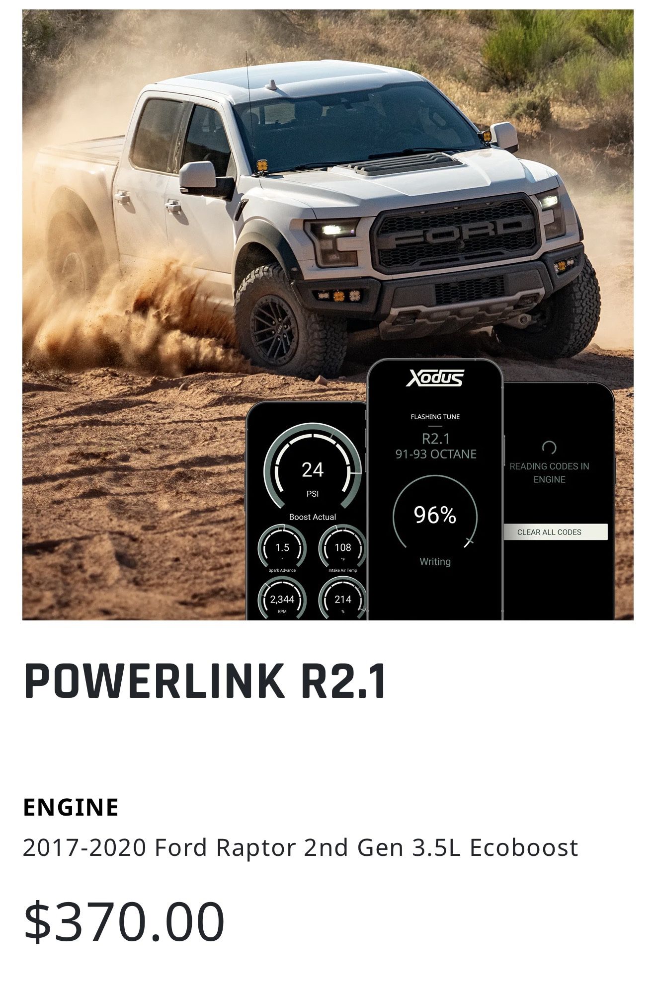 Ford Raptor Parts . Gen 2