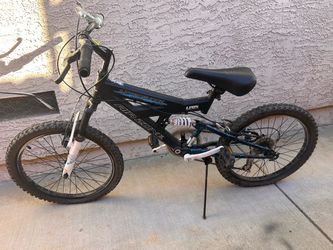 Kids full suspension bike