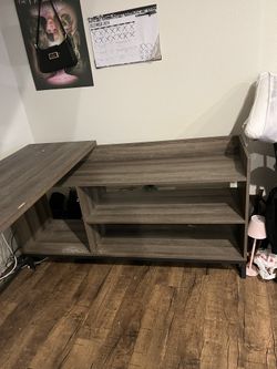 L Shaped Wood Desk