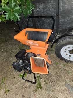 Super handy wood chipper