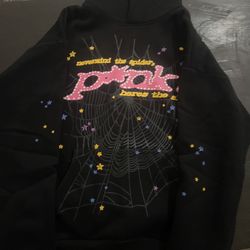 P*nk Sp5der Hoodie Size L