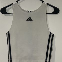 White Adidas Crop Size Small 