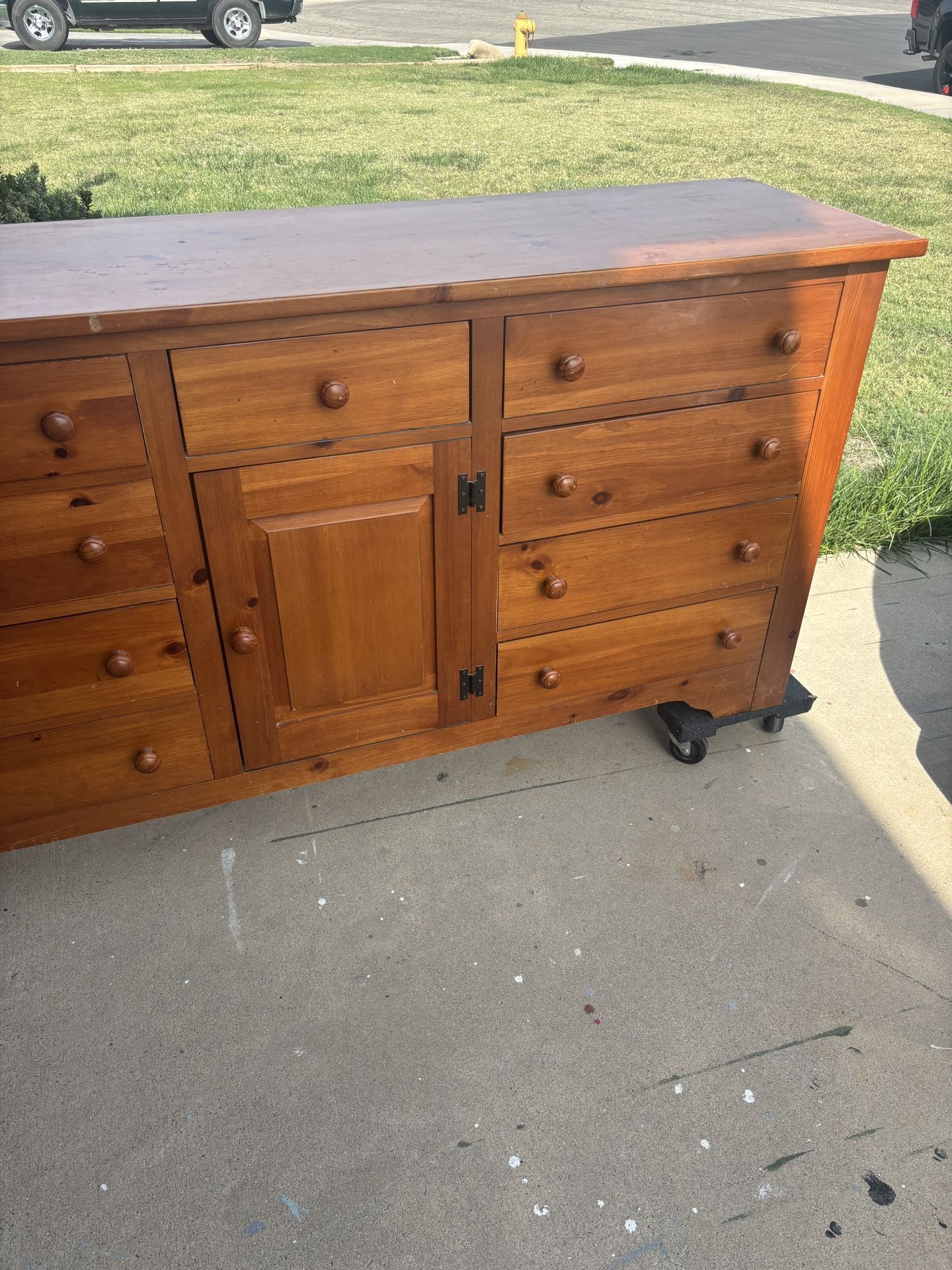 12 Drawer All Wood Dresser