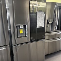 NEW LG MIRRORED INSTA VIEW FRENCH STYLE REFRIGERATOR WITH 4 ICE TYPES 