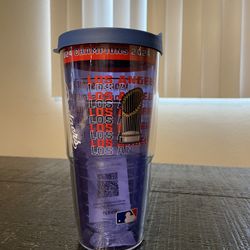 Tumbler Cup  24 oz Los Angeles Dodgers 2024 World Series Champions 