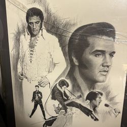 1977 Elvis Presley Sketch Art
