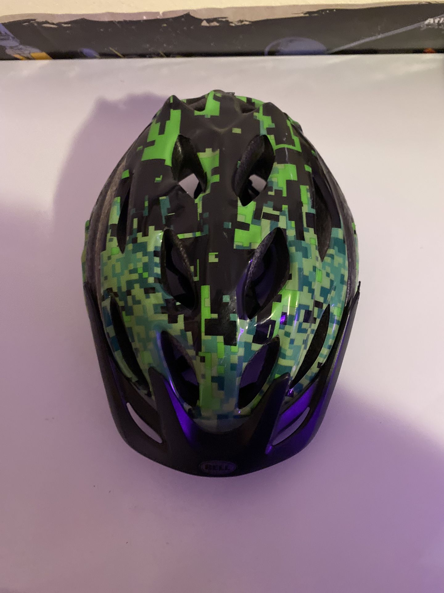 Green Bike Helmet