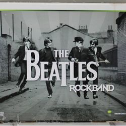 Beatles Rock Band Limited Edition Controllers, Game, And Xbox 360