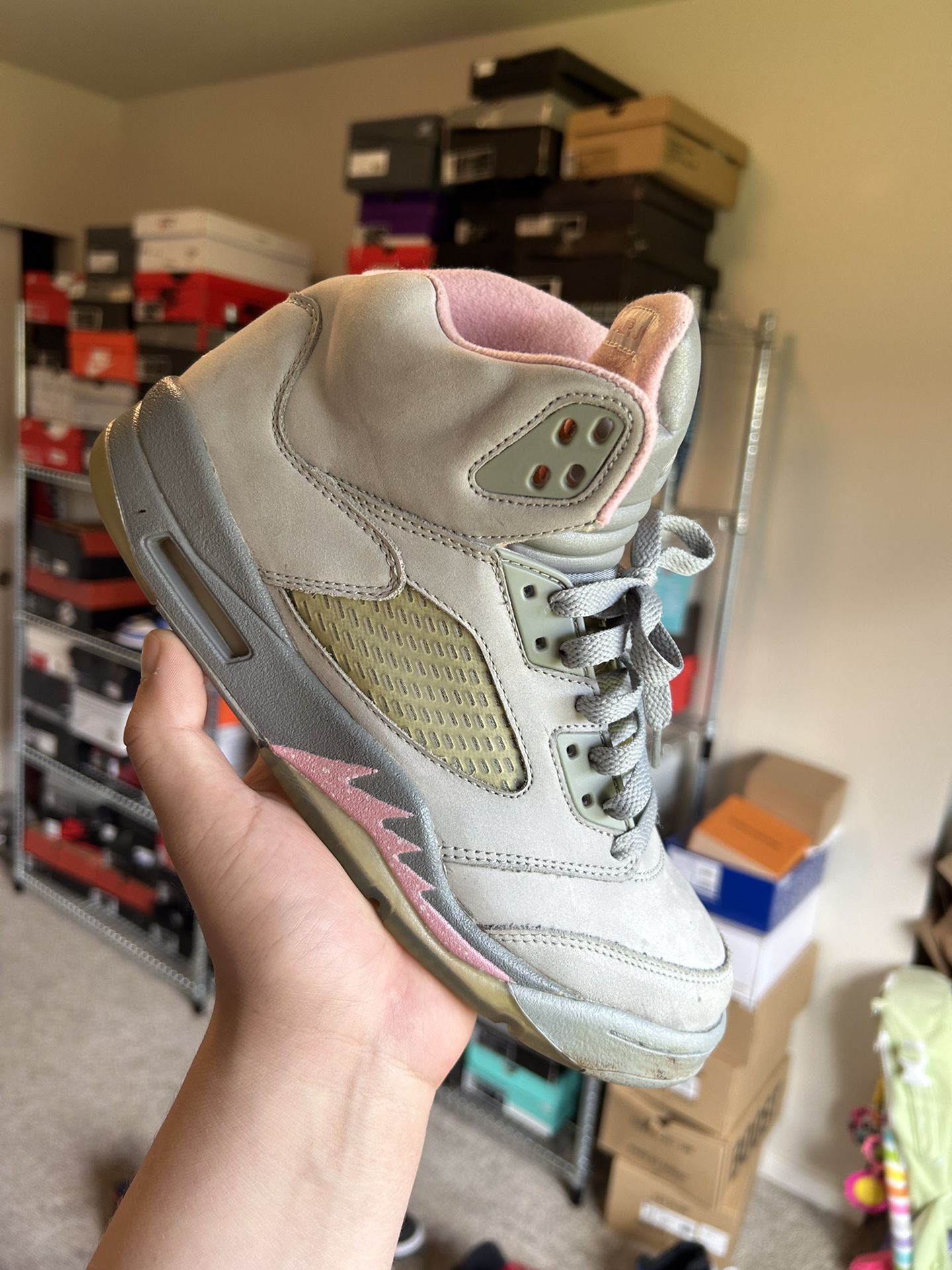 Jordan 5 Shy Pink Size 8.5M/10W