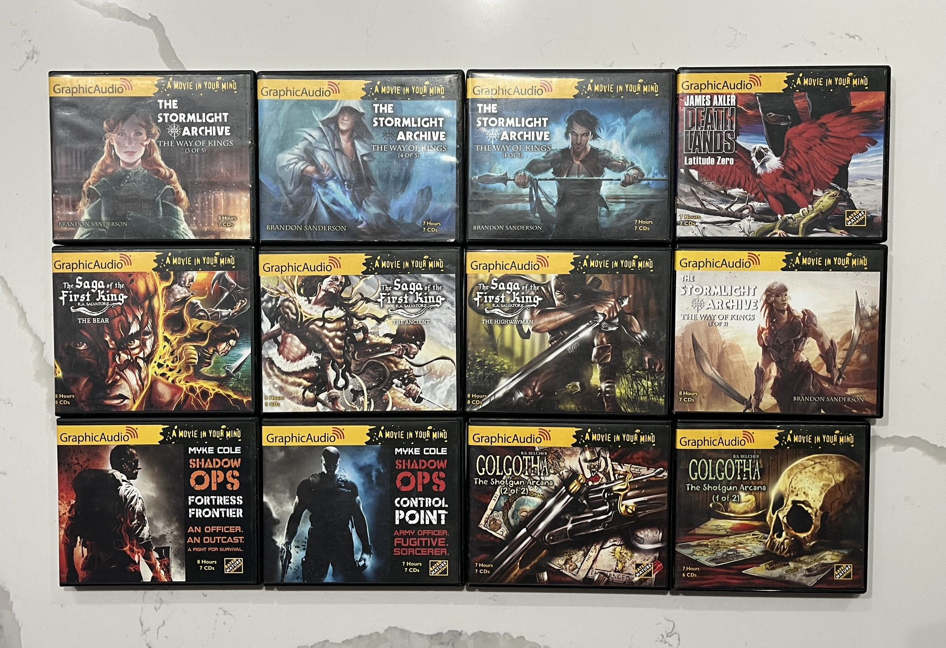 Lot Of 29 Graphic Audio CD Audiobooks Mature 18+ A Movie In Your Mind Sci-Fi