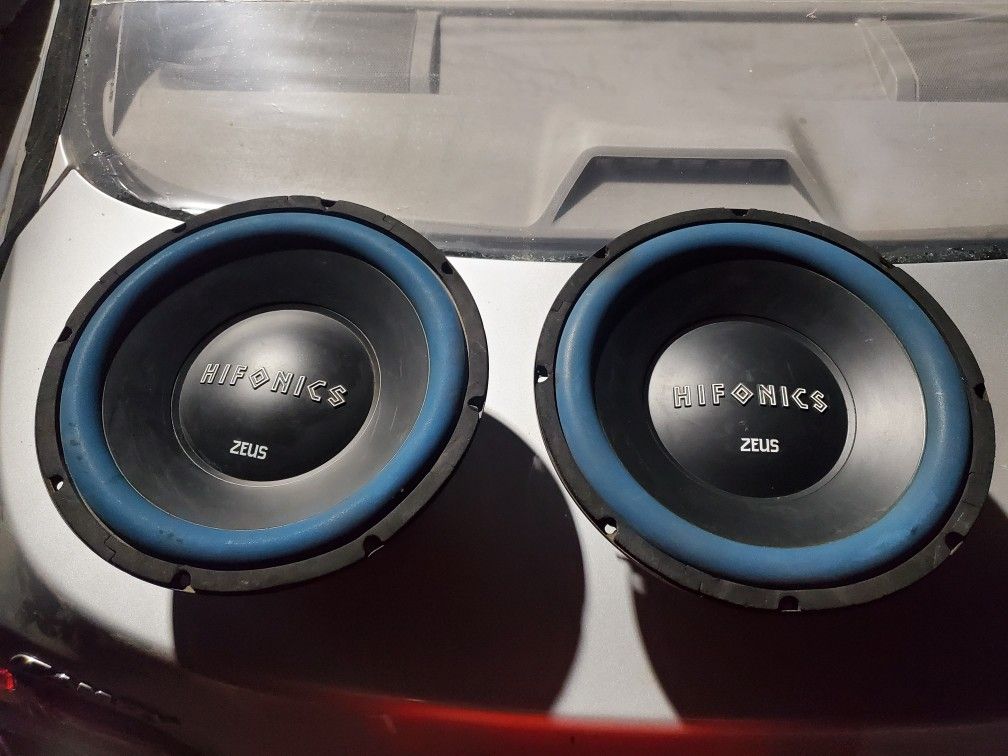 Hifonics ZW12D4 Zeus 12" subwoofers