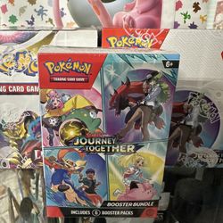 (1) New & Sealed Journey Togther Booster Bundle