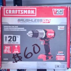 NEW Craftsman V20 Brushless RP Hammer Drill (Bare Tool)