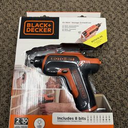 Black decker 4v max storage screwdriver