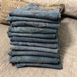Levi’s 559 Jeans 38x30 Medium Wash  - 5 Pair Lot 