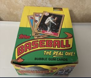 1987 TOPPS Baseball Wax Box 36 Sealed Packs