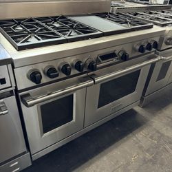 Wolf 48” Stainless Steel Dual Fuel Gas Range Stove 