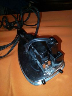 Antique travel clothes iron