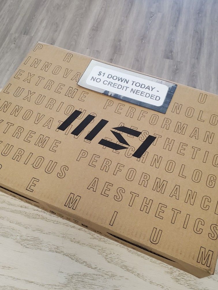 MSI Thin 15.6 Inch Gaming Laptop Brand New Core I5 NVIDIA GRFORCE RTX 4060 16gb Ddr4 512gb Ssd - 5 Dollars Down No Credit Needed!