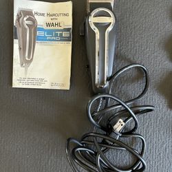 Wahl Clippers/trimmer With Attachments And Case 